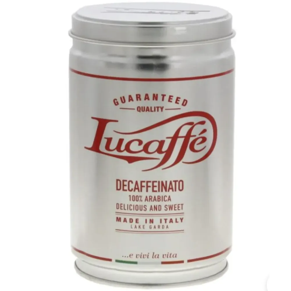 LUCAFFE Café décaféiné en grains, 250 g