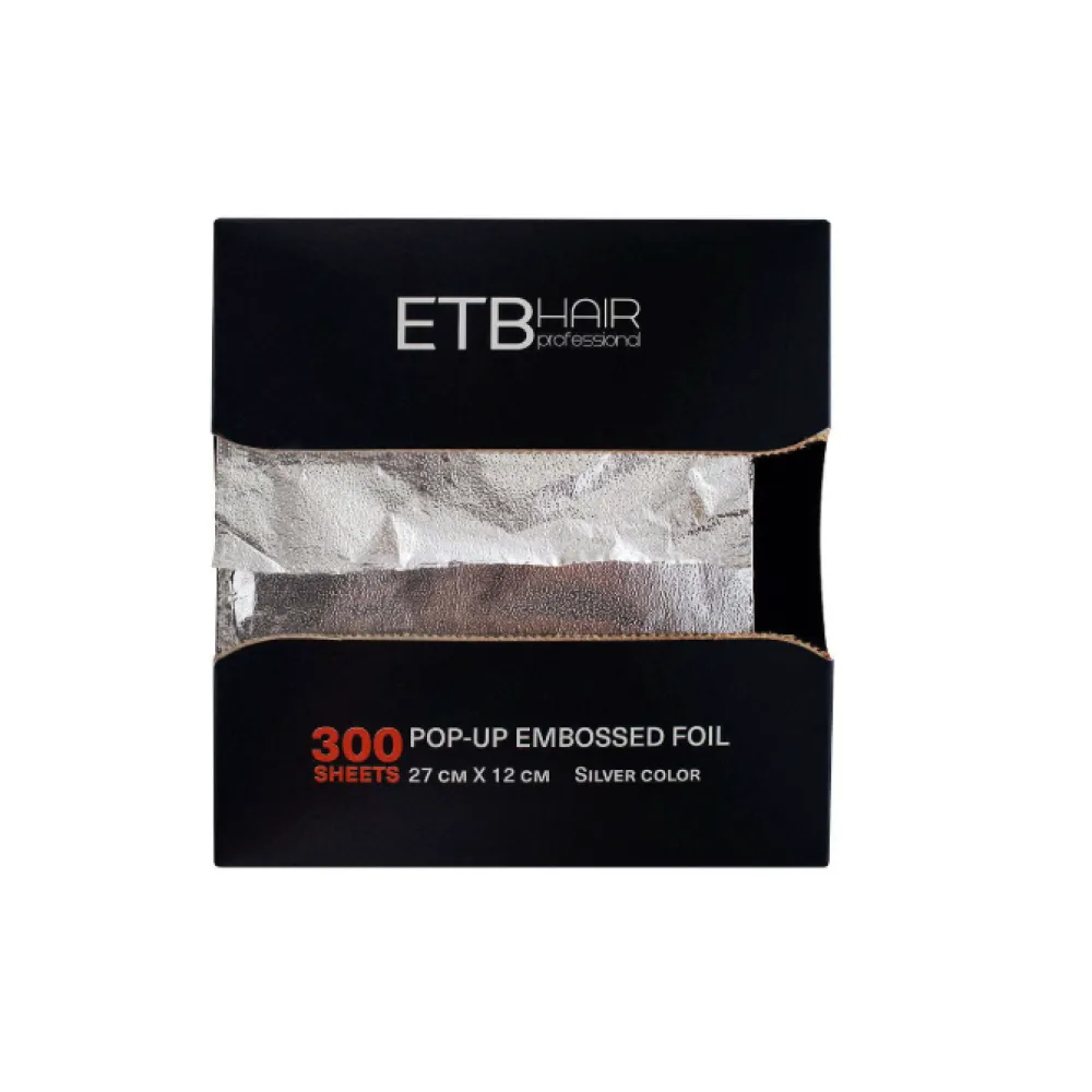 ETB Aluminium pop-up embossed Foil, 300pcs