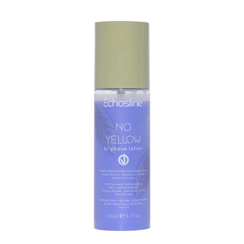 ECHOSLINE NO YELLOW Lotion biphase – Après-shampooing biphase, 150 ml