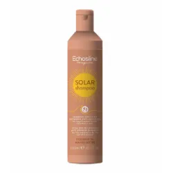 ECHOSLINE SOLAR Shampoo - Shampoing nourrissant à l'huile de coco et au beurre de mangue, 300 ml