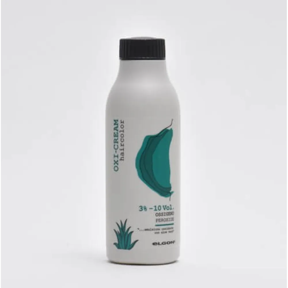 ELGON Oxi-cream haircolor 3% — Emulsion oxydante à l'aloe vera, 125 ml
