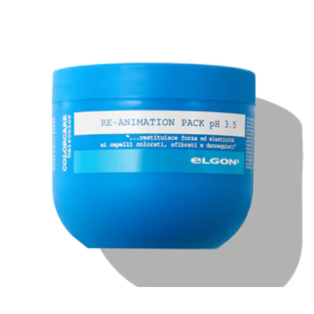 ELGON Re-Animation Pack - Masque pour cheveux colorés et abîmés, 300 ml