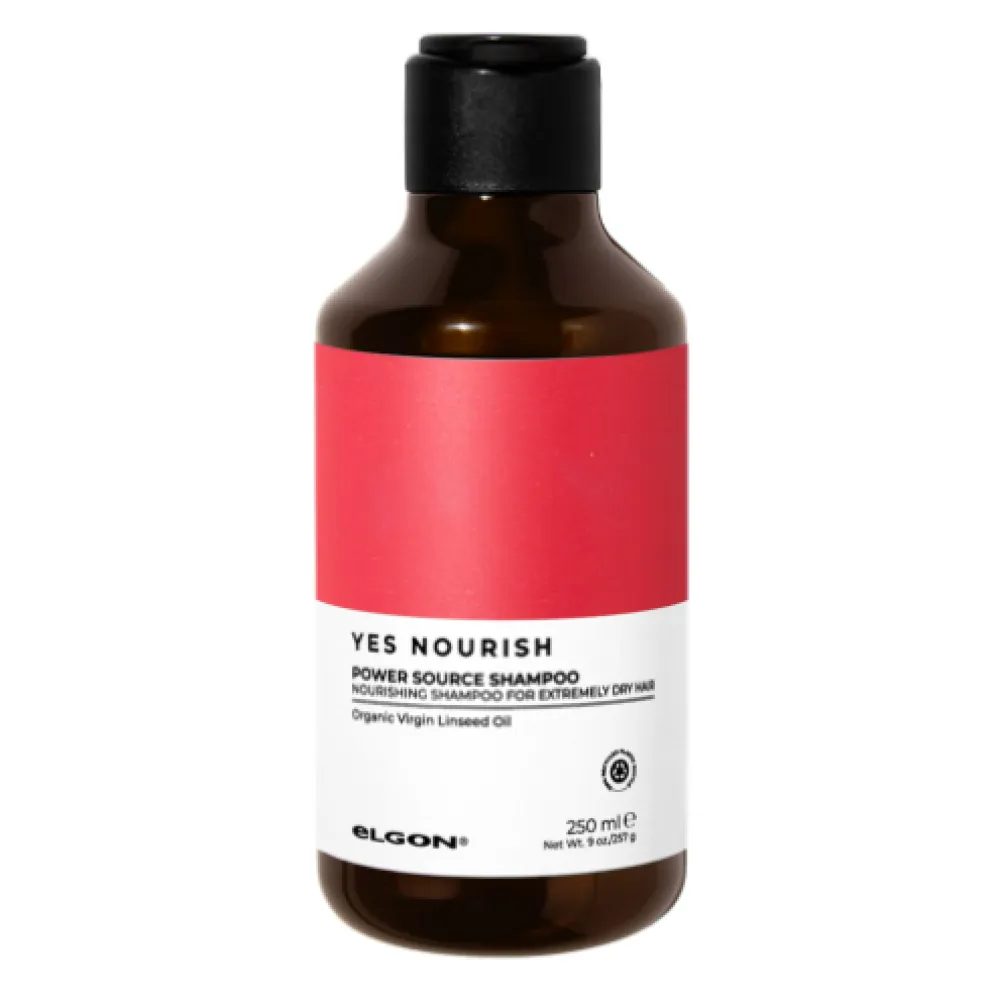ELGON Yes Nourish Power Source Shampoo - Shampoing nourrissant, 250 ml