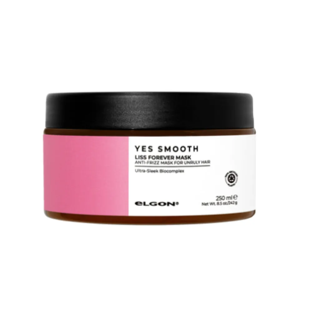 ELGON Yes Smooth Liss Forever Mask – Masque lissant pour cheveux, 250 ml
