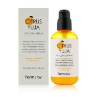 FarmStay Citrus Yuja Vitalizing Serum – Sérum visage rafraîchissant et revitalisant, 100 ml