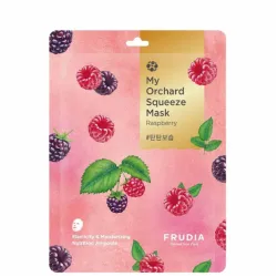 Frudia My Orchard Raspberry Squeeze Mask – masque facial hydratant en tissu à la framboise