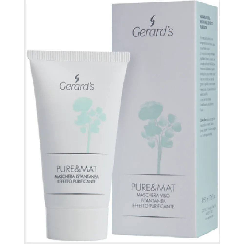 GERARD'S PURE&MAT Masque visage purifiant - effet immédiat, 50 ml