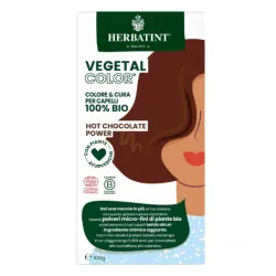 HERBATINT Vegetal Color – Coloration capillaire biologique (Hot Chocolate Power / Brun foncé)