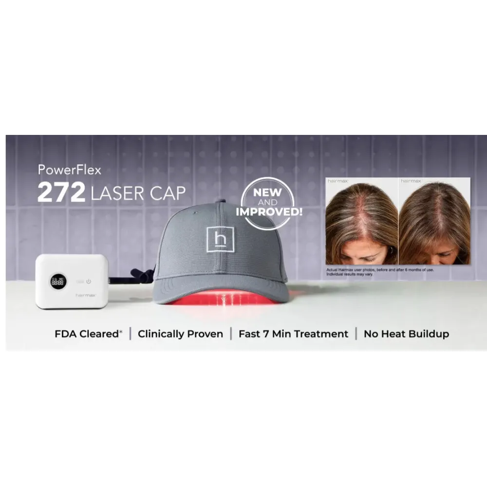 HairMax LaserCap 272 PowerFlex - bonnet laser