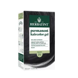 HERBATINT Teinture gel végétale naturelle longue tenue - 1N (Noir)