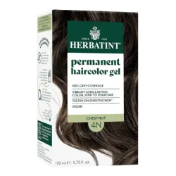 HERBATINT coloration gel végétale naturelle longue tenue - 4N (Brun noisette)