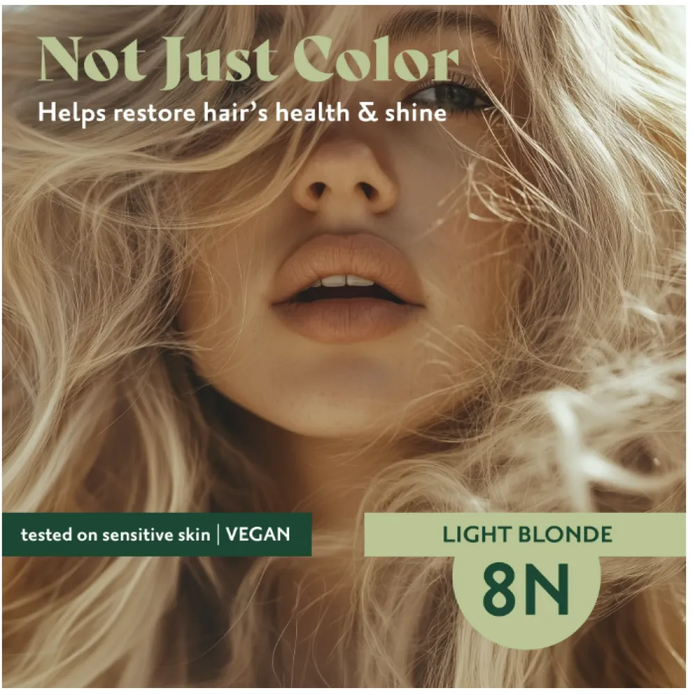 HERBATINT coloration gel végétale naturelle longue tenue - 8N (Blond clair)