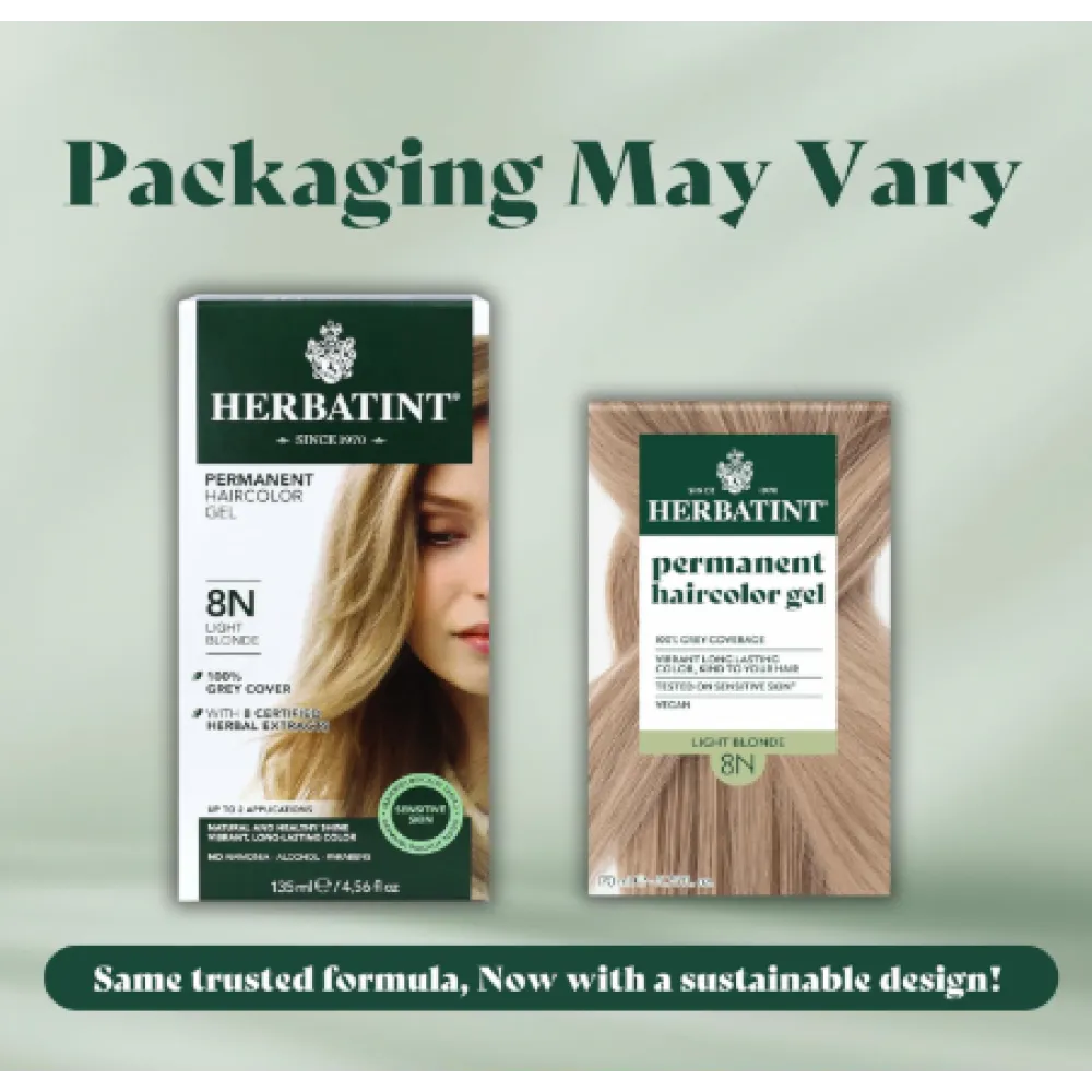 HERBATINT coloration gel végétale naturelle longue tenue - 8N (Blond clair)