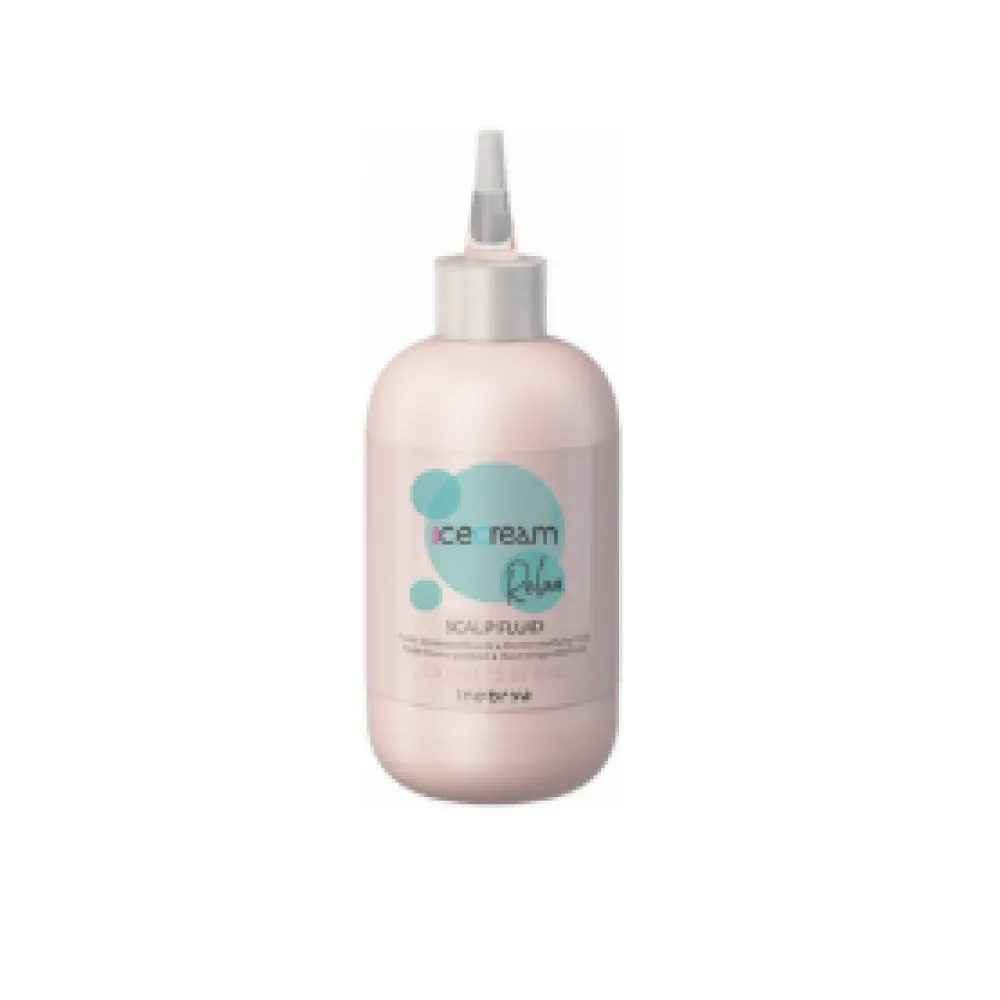 Inebrya Ice Cream Relax Scalp Fluid – Fluide exfoliant pour cuir chevelu, 150 ml