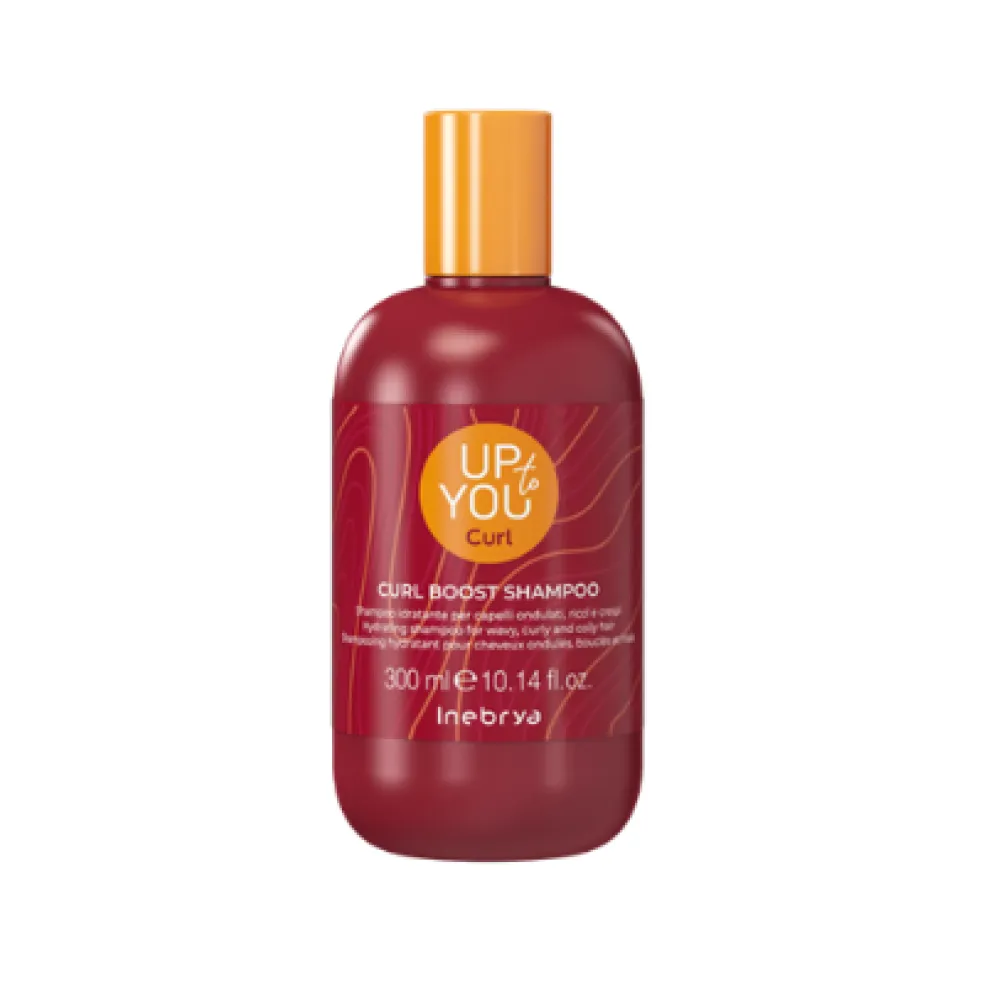 Inebrya UP to YOU Curl Boost Shampoo - Shampooing pour cheveux bouclés, 300 ml