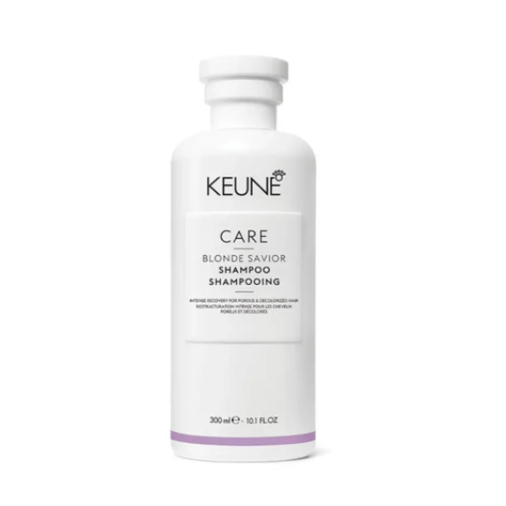 KEUNE Care Blonde Savior Shampoo — shampooing pour cheveux poreux et décolorés, 300 ml