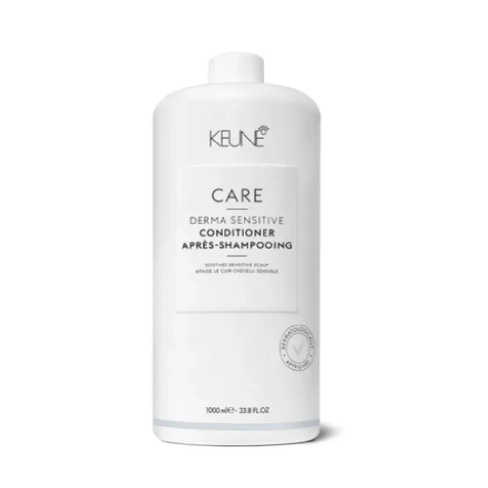 KEUNE CARE Derma Sensitive Conditioner - Après-shampoing pour cuir chevelu sensible et irrité, 1000 ml