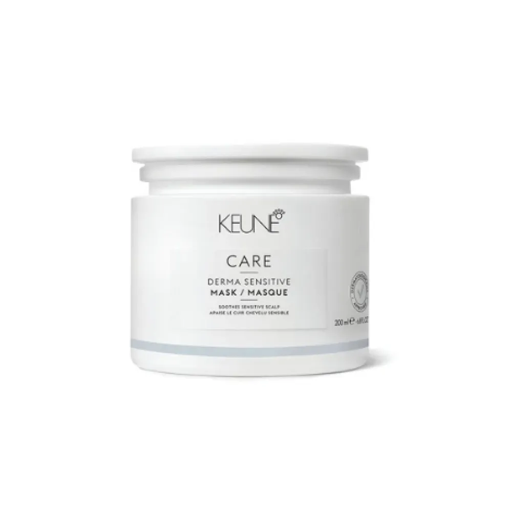 KEUNE CARE Derma Sensitive Mask - masque apaisant pour cuir chevelu sensible et irrité, 200 ml