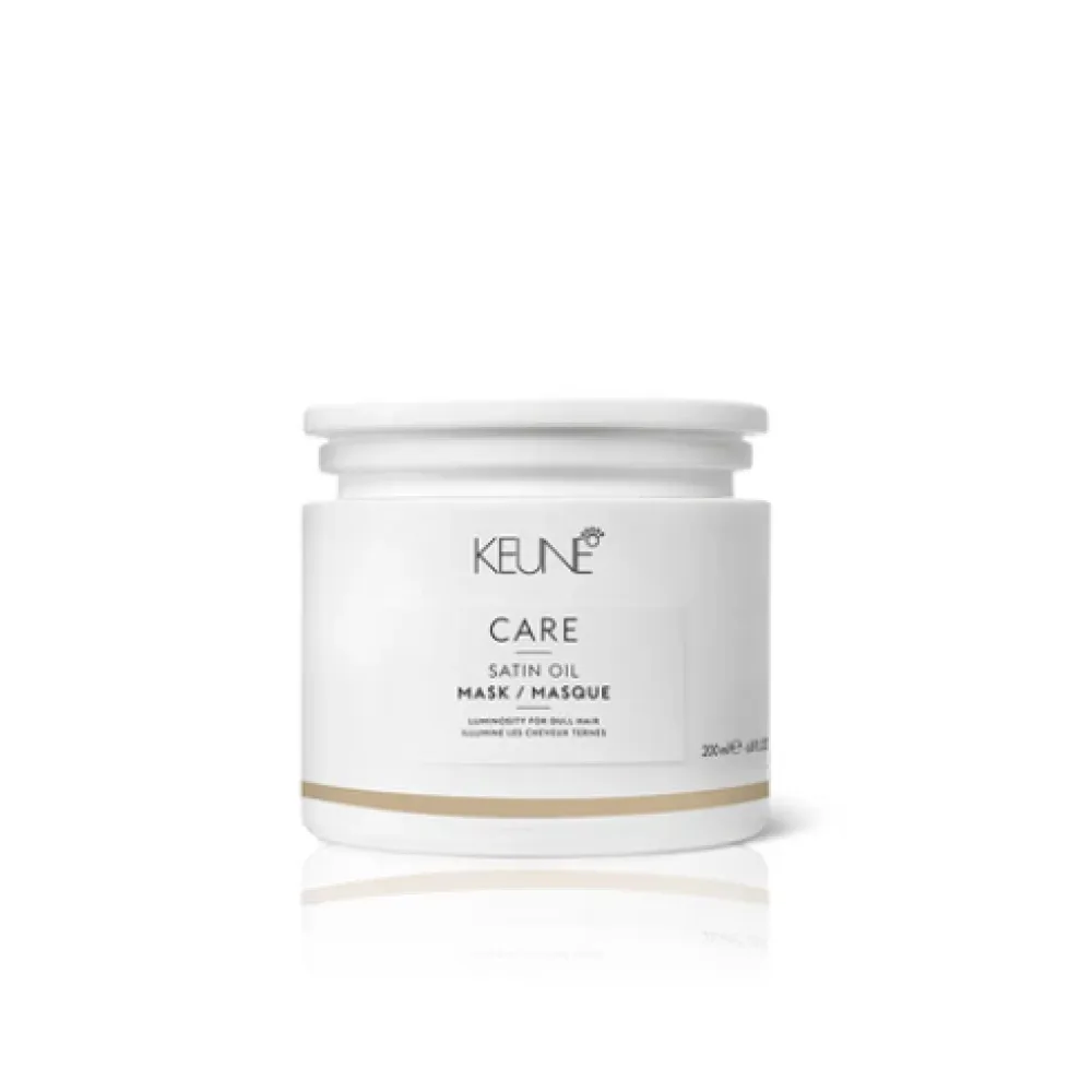 KEUNE Care Satin Oil Mask – Masque pour cheveux brillants, 200 ml