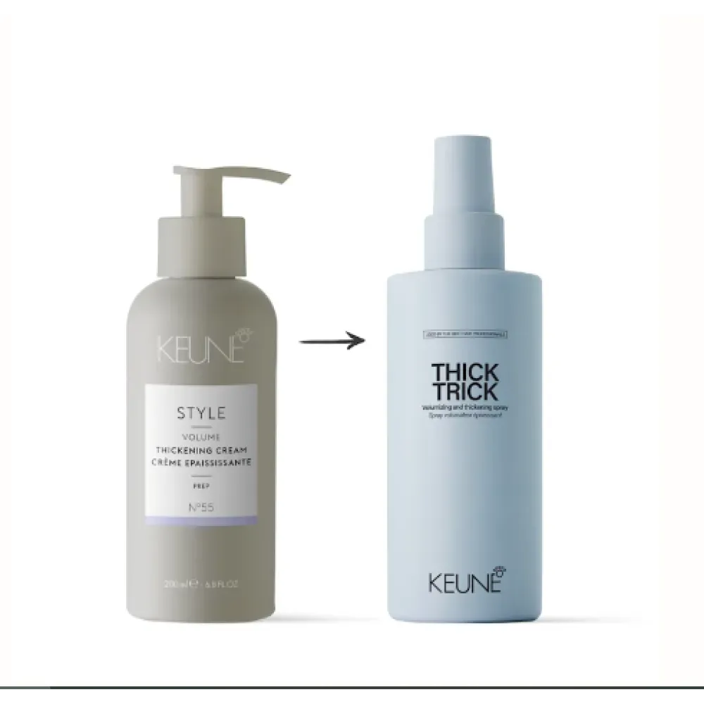 KEUNE Style THICK TRICK - Spray volumisant et épaississant pour cheveux, 200 ml
