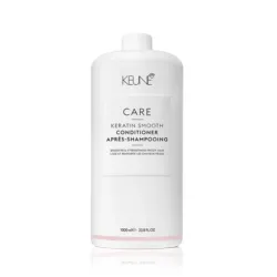 KEUNE Care Keratin Smooth Conditioner - Après-shampoing lissant à la kératine, 1000 ml