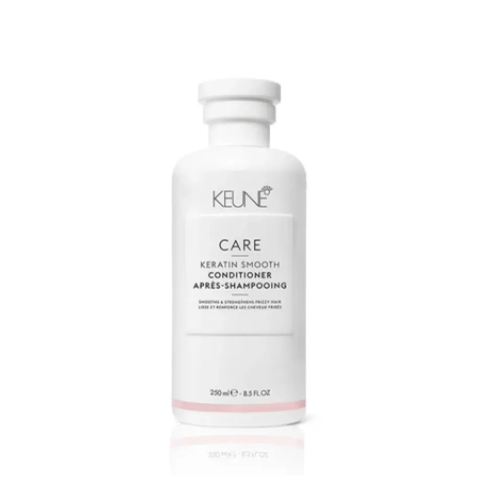 KEUNE Care Keratin Smooth Conditioner - Après-shampoing lissant à la kératine, 250 ml