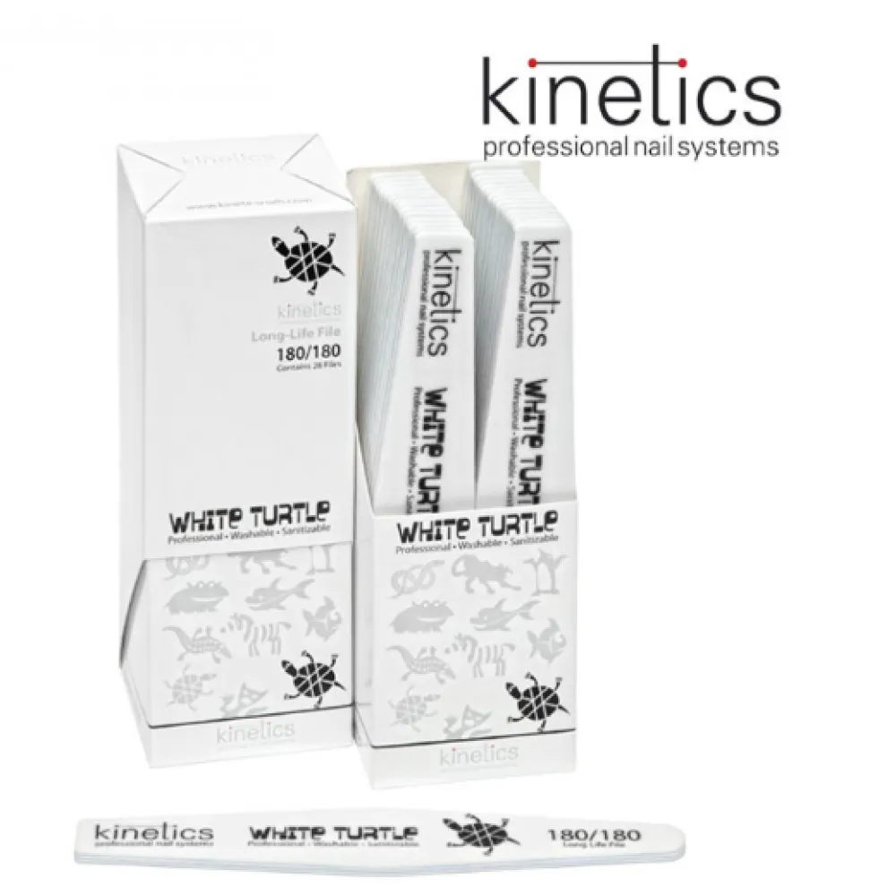 Lime à ongles Kinetics White Turtle 180/180