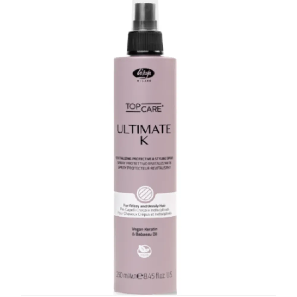 Lisap Milano UltimateK Fluid Spray - Spray lissant à la kératine, 250 ml