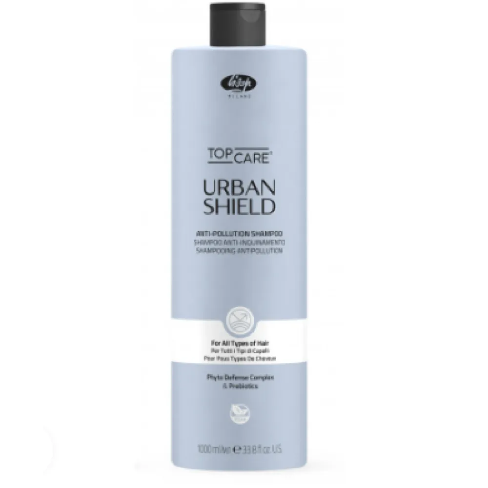 Lisap Milano Top Care URBAN Shield Shampoo – Shampooing protecteur pour cheveux, 1000 ml