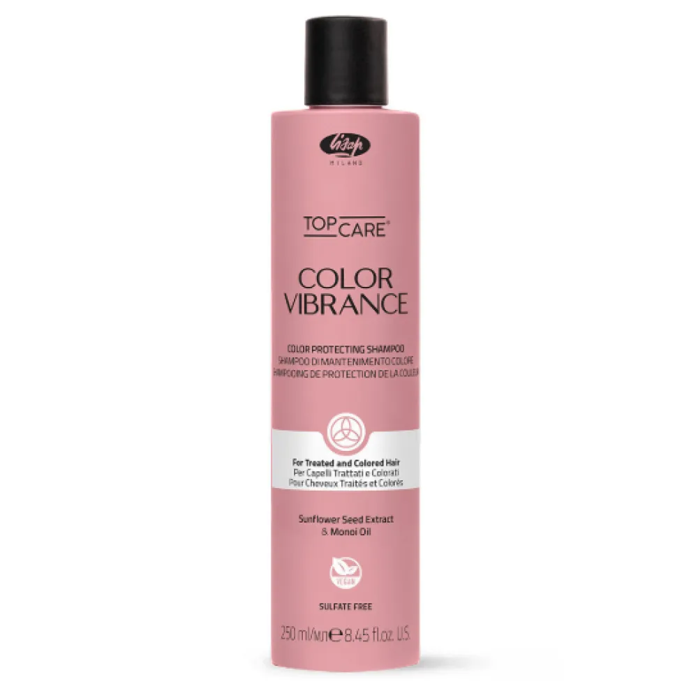 Lisap Color Vibrance — Shampooing protecteur de couleur pour cheveux colorés, 250 ml