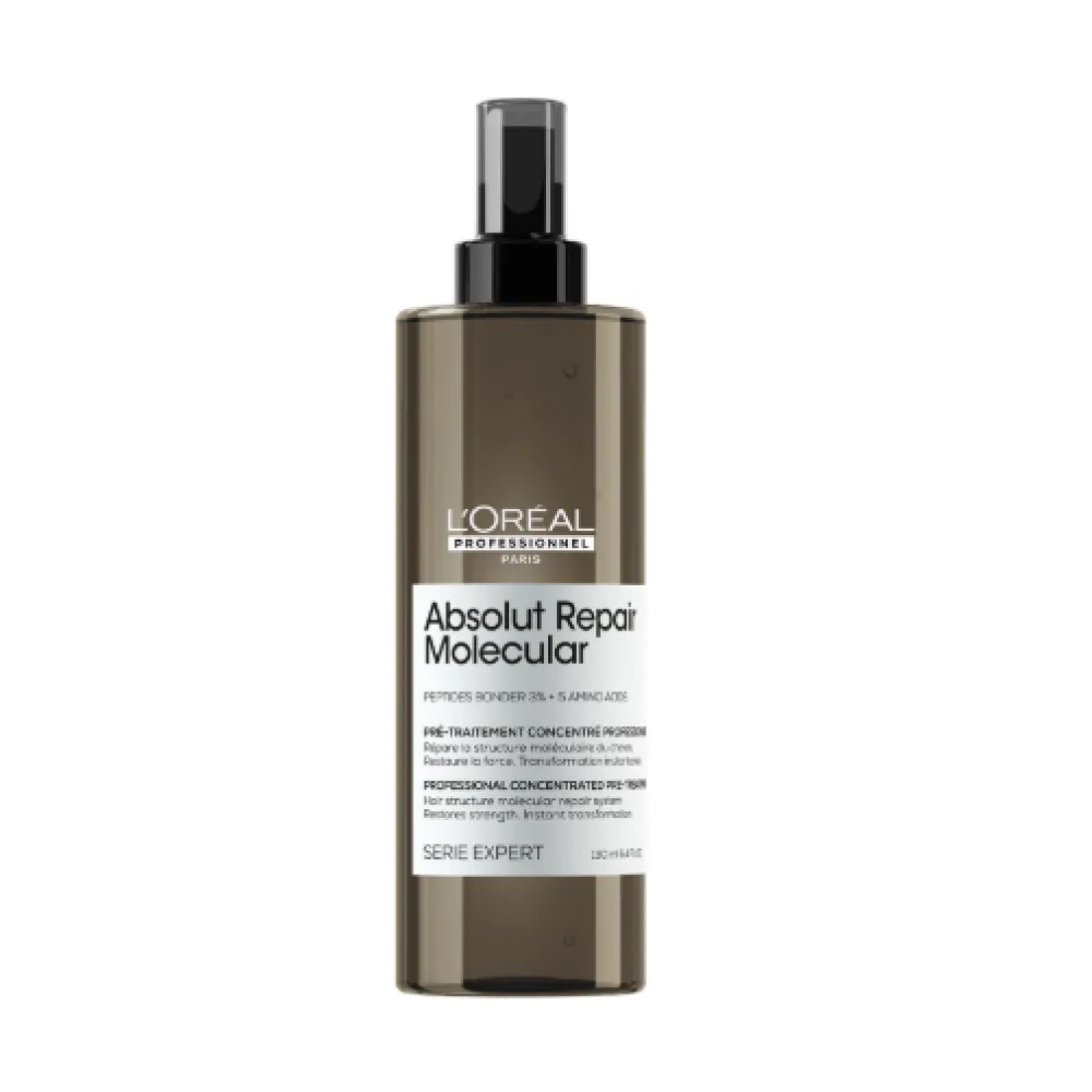 L'Oréal Professionnel Série Expert Absolut Repair Molecular Pré-traitement concentré - Concentré pour la restauration de la structure des cheveux abîmés, 190 ml