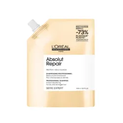 L'Oréal Professionnel Serie Expert Absolut Repair Shampoo — Shampooing réparateur pour cheveux abîmés, 500 ml (REFILL)