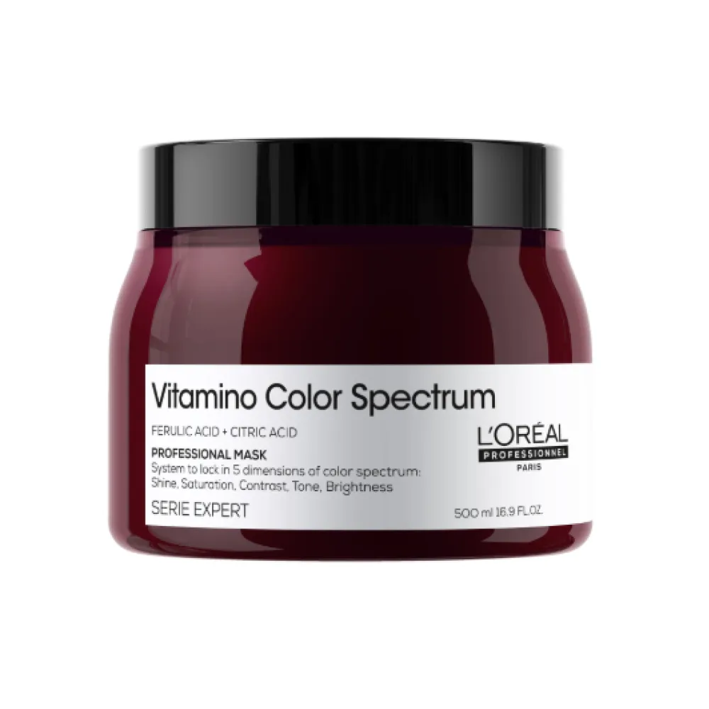 L'Oréal Professionnel Serie Expert Vitamino Color Spectrum Mask - Masque pour cheveux colorés, 500 ml