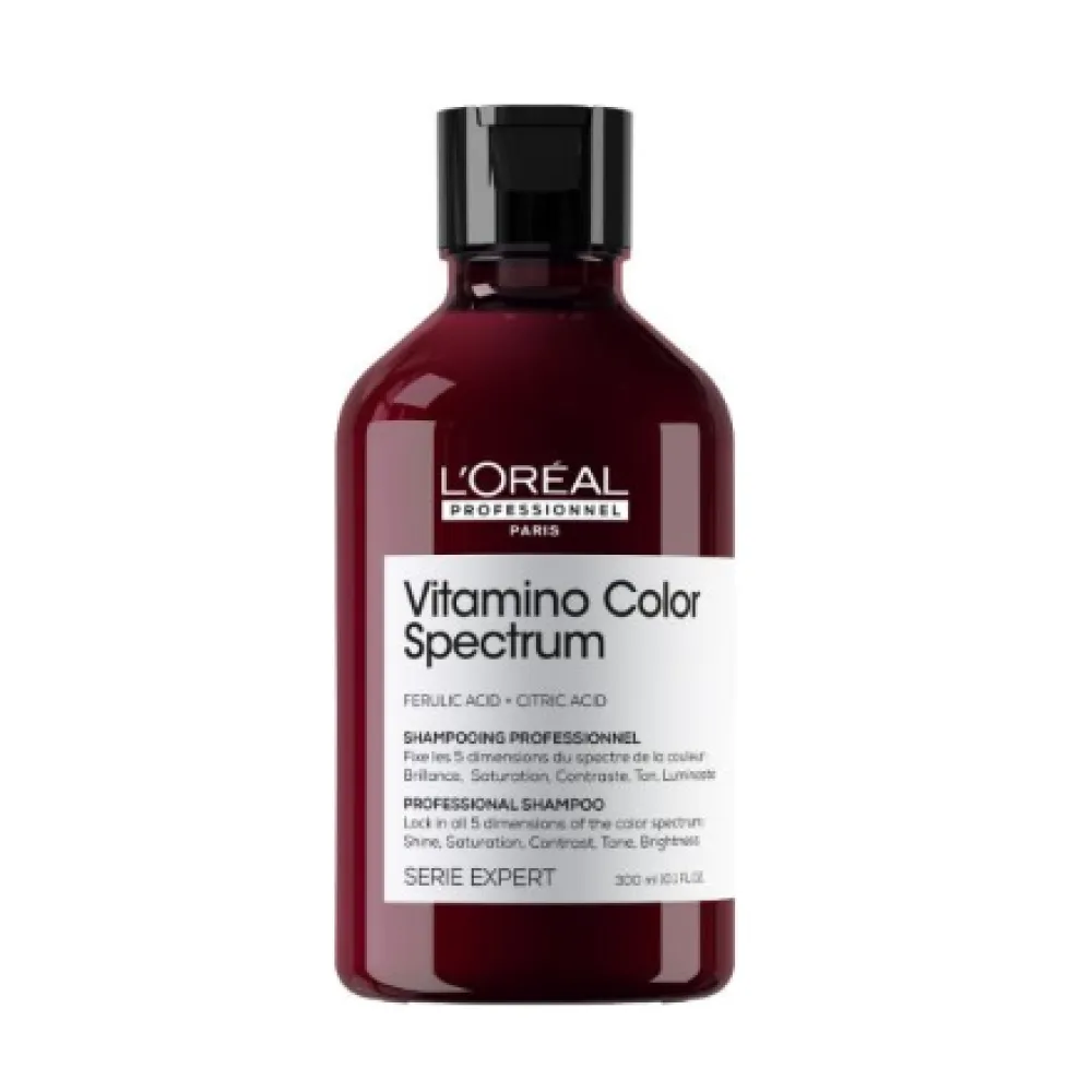 L'Oréal Professionnel Série Expert Vitamino Color Spectrum Shampoo - Shampooing pour cheveux colorés, 300 ml