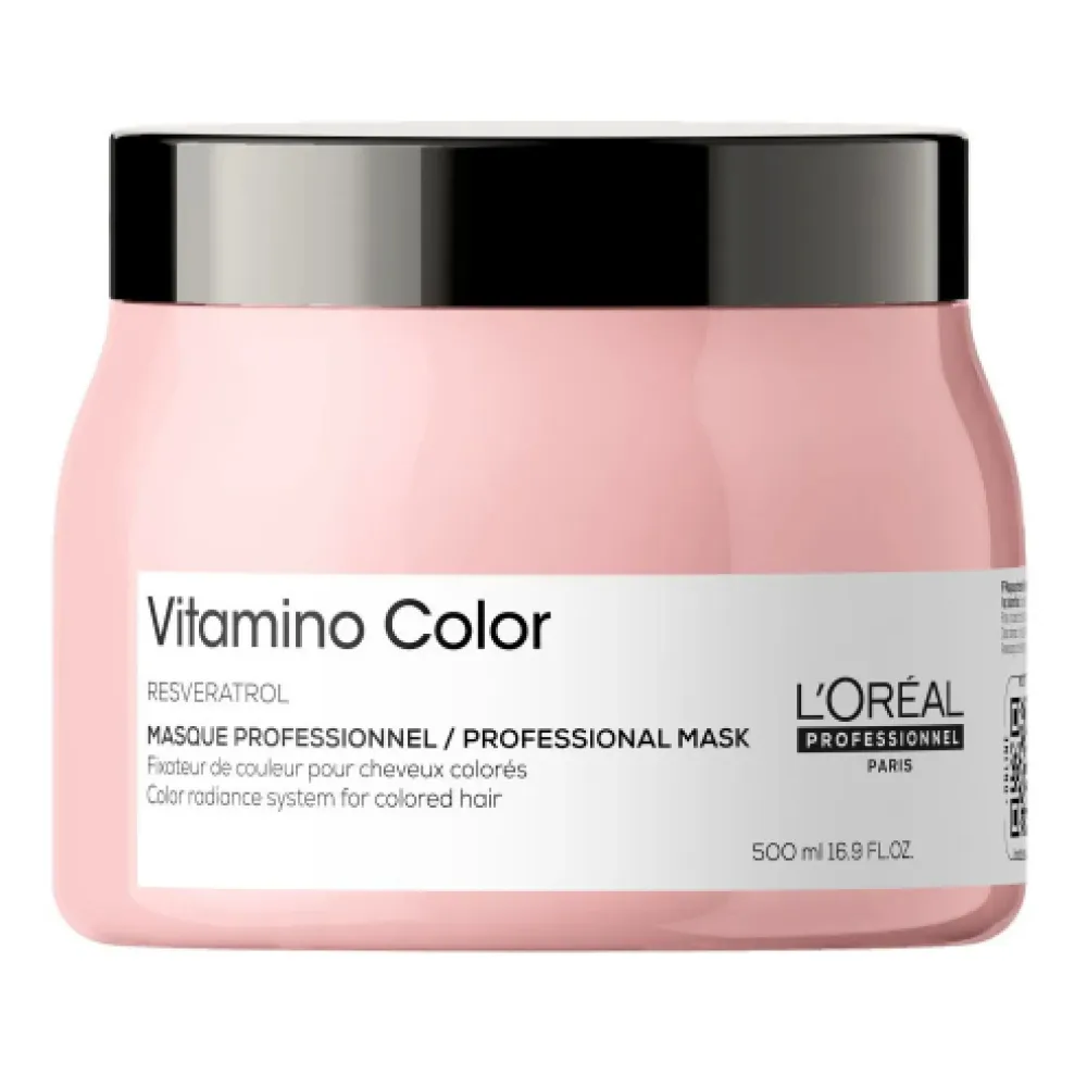 L'Oreal Professionnel Serie Expert Vitamino Color Mask - Masque pour cheveux colorés, 500 ml