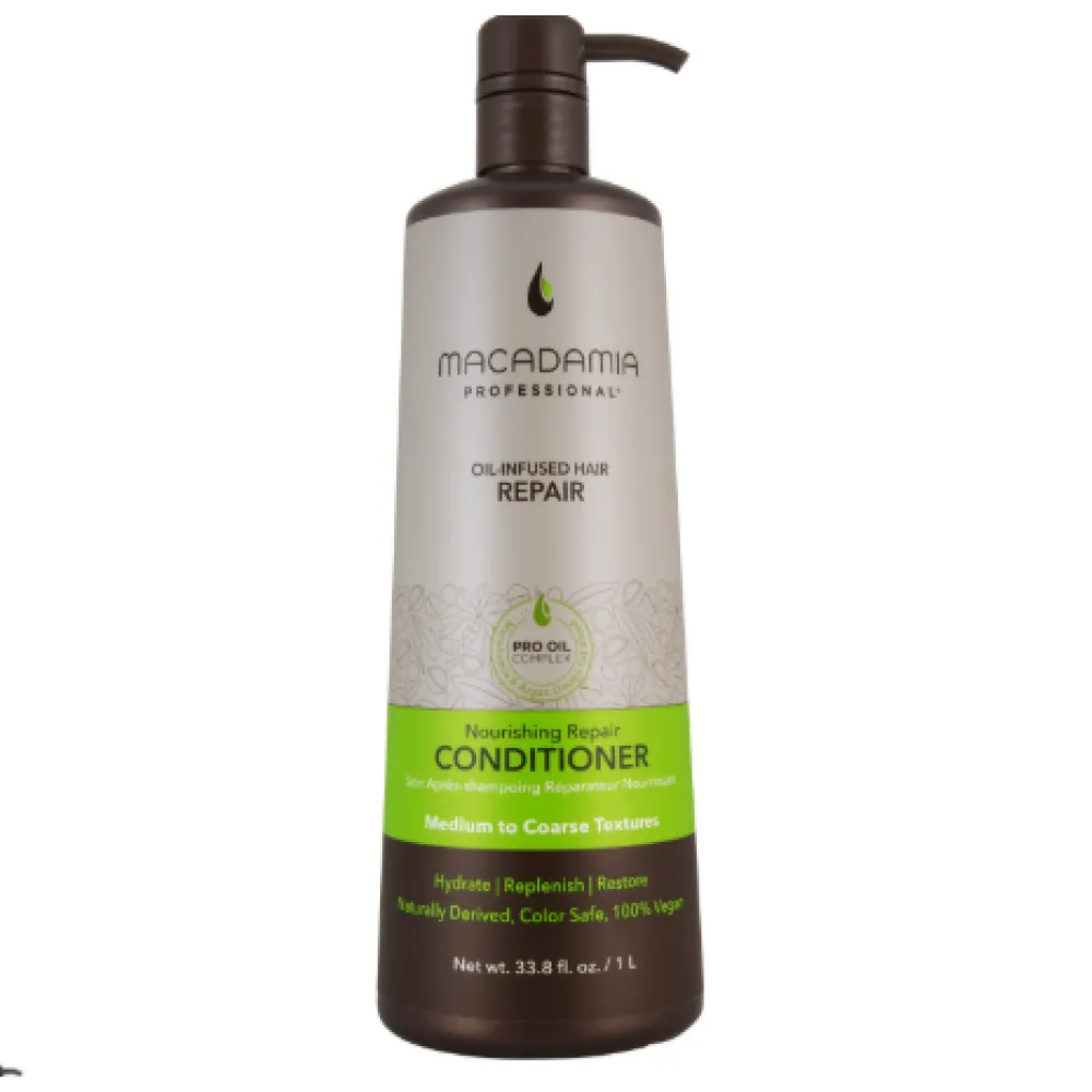 MACADAMIA Nourishing Repair Conditioner - Après-shampoing nourrissant et réparateur, 1000 ml