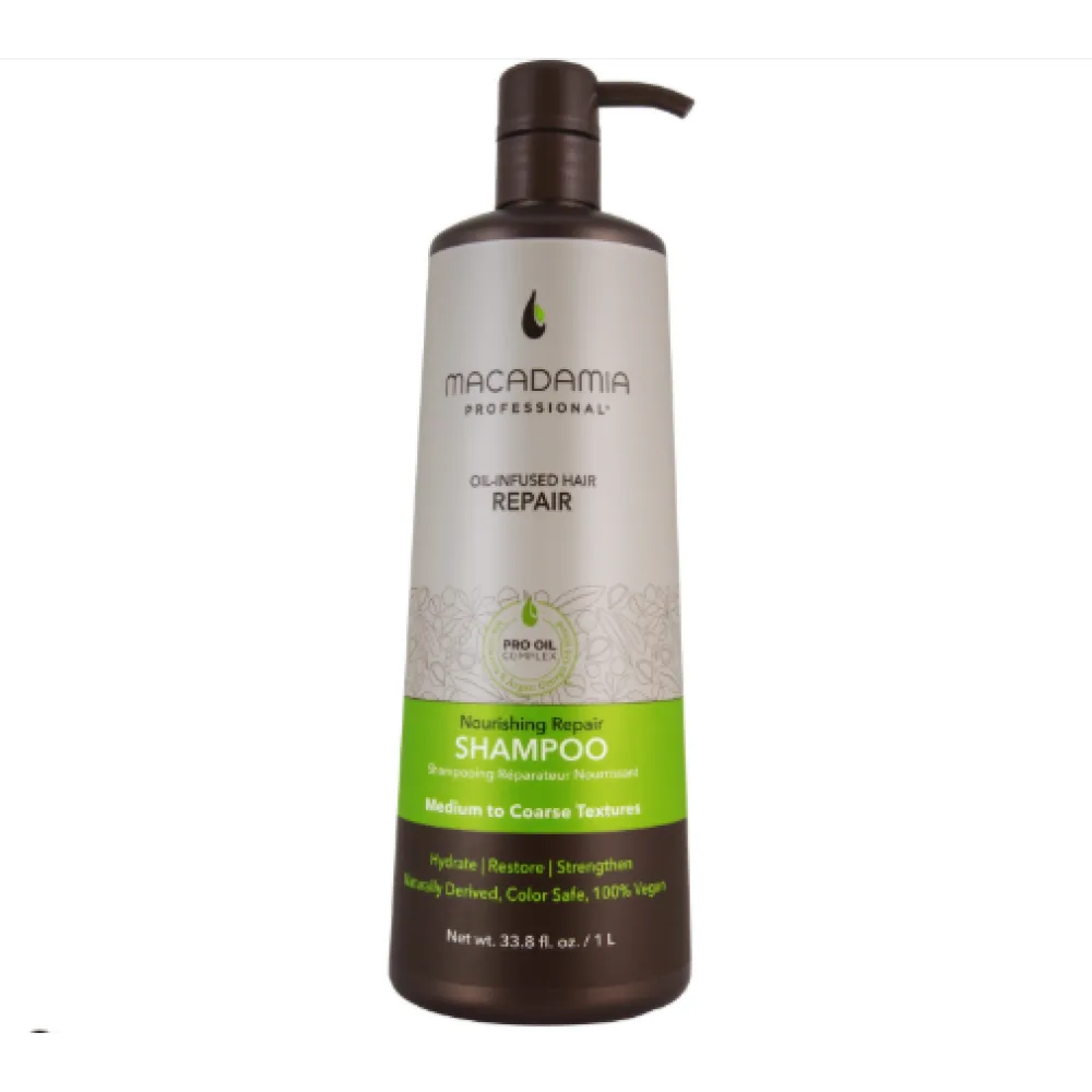 MACADAMIA Nourishing Repair Shampoo — shampooing nourrissant et réparateur, 1000 ml