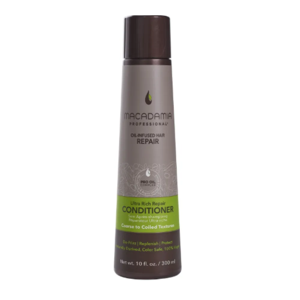 MACADAMIA Ultra Rich Repair Conditioner – Après-shampoing ultra-hydratant pour cheveux secs et abîmés, 300 ml