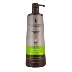 MACADAMIA Ultra Rich Repair Shampoo — Shampooing ultra-hydratant pour cheveux secs et abîmés, 1000 ml