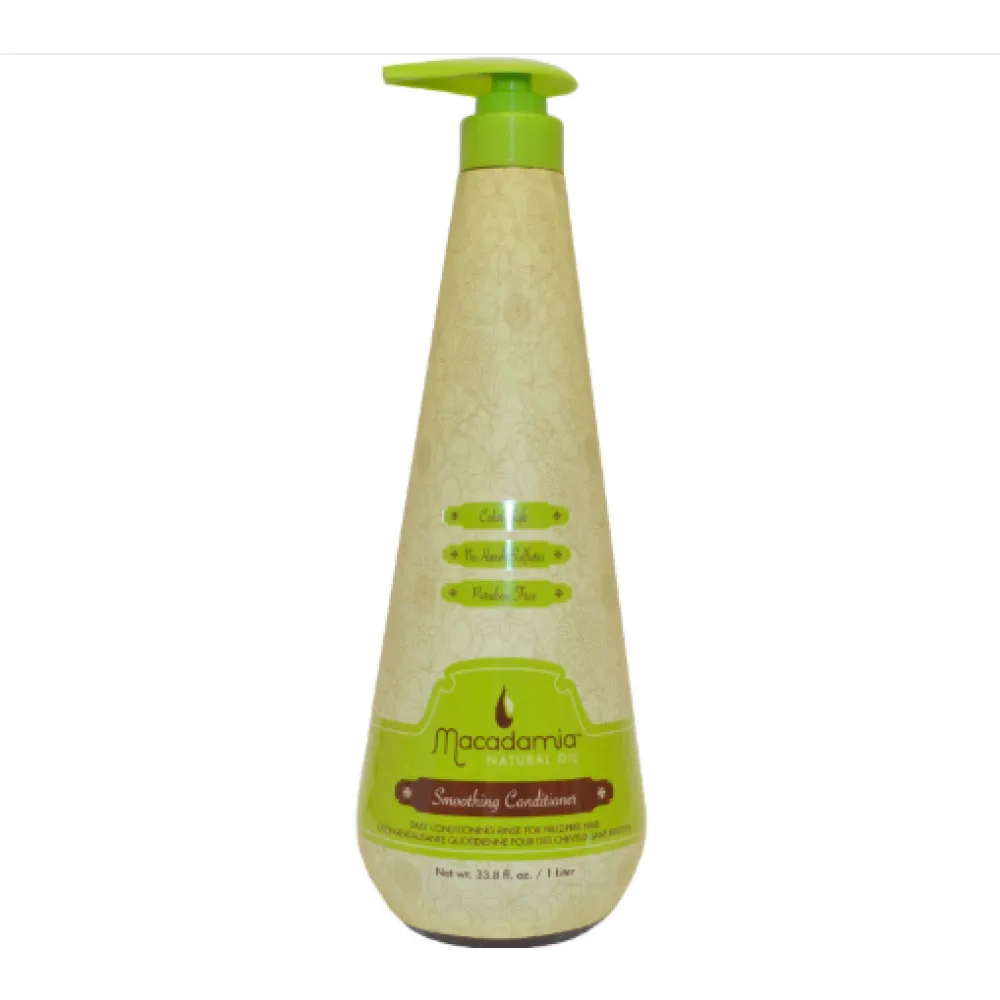 MACADAMIA Smoothing Conditioner – Après-shampoing lissant au thé vert, 1000 ml