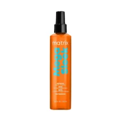 Matrix Total Results Mega Sleek Defrizzing Leave-in Spray - spray sans rinçage protecteur thermique pour cheveux indisciplinés, 250 ml