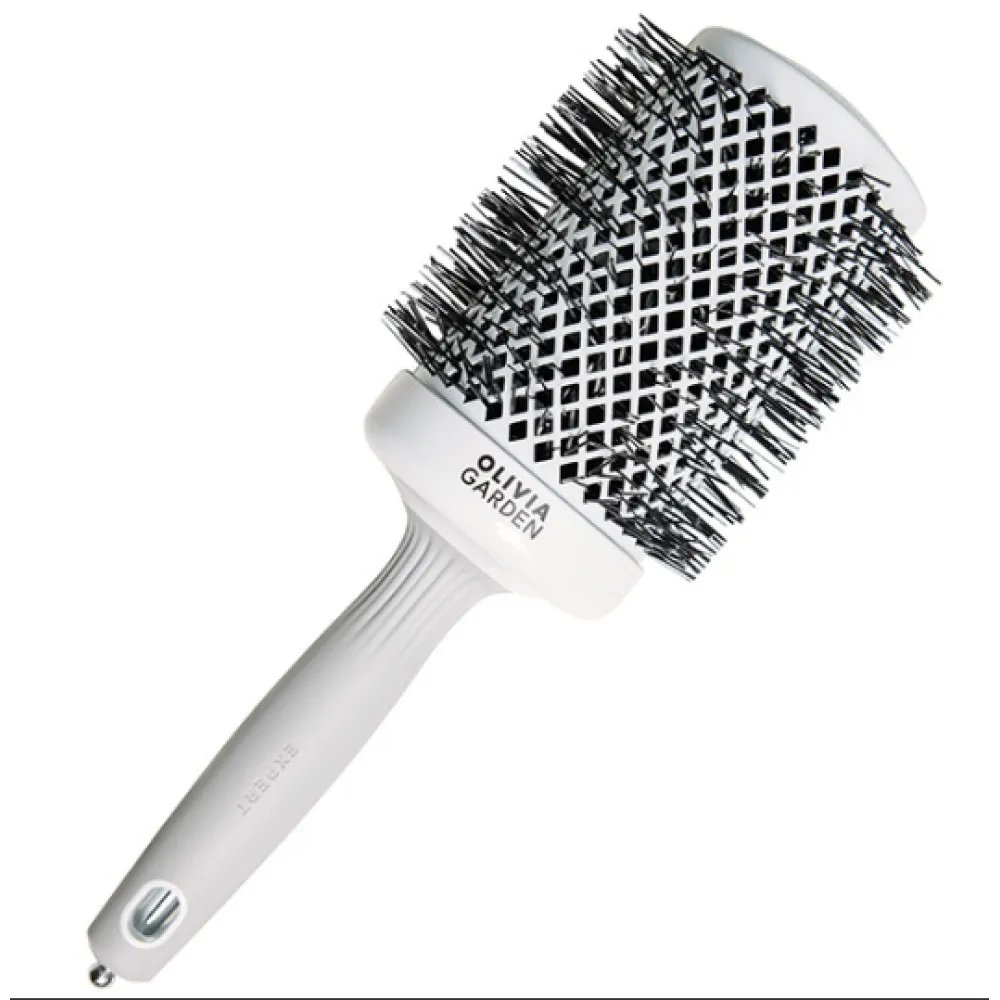 Olivia Garden Expert Blowout Speed White — brosse à cheveux 65 mm