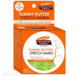 Palmer's Tummy Butter – Beurre de massage anti-vergetures pour le ventre, 125 g