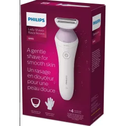 PHILIPS BRL136/00 - Épilateur sans fil Série 6000 pour femme, utilisation humide et sèche