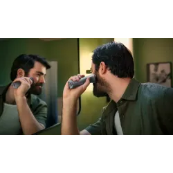 PHILIPS MULTIGROOM SERIES 5000 Tondeuse tout-en-un MG5940/15 pour visage, cheveux et corps, acier inoxydable