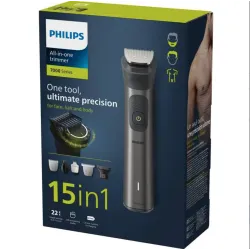 PHILIPS Multigroom Series 7000 Tondeuse tout-en-un pour visage, cheveux et corps, acier, réf. MG7940/15