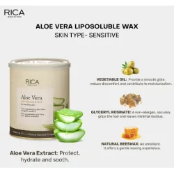 RICA Aloe Vera Wax — Cire à l'extrait d'aloé vera, 800 ml
