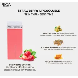 RICA Cire parfumée à la fraise – 100 ml