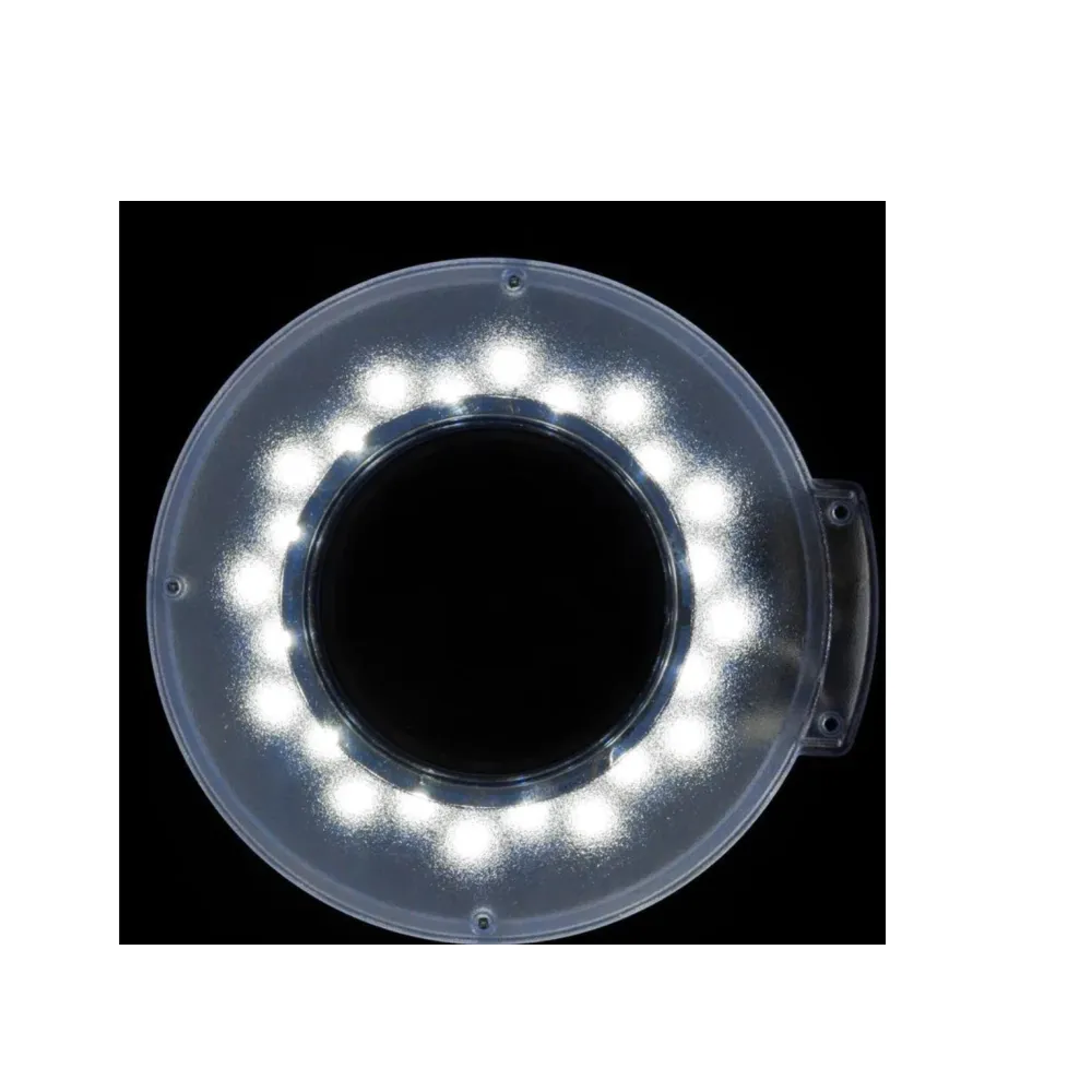 Lampe loupe LED S5 avec trépied, intensité lumineuse réglable, blanche (126684)
