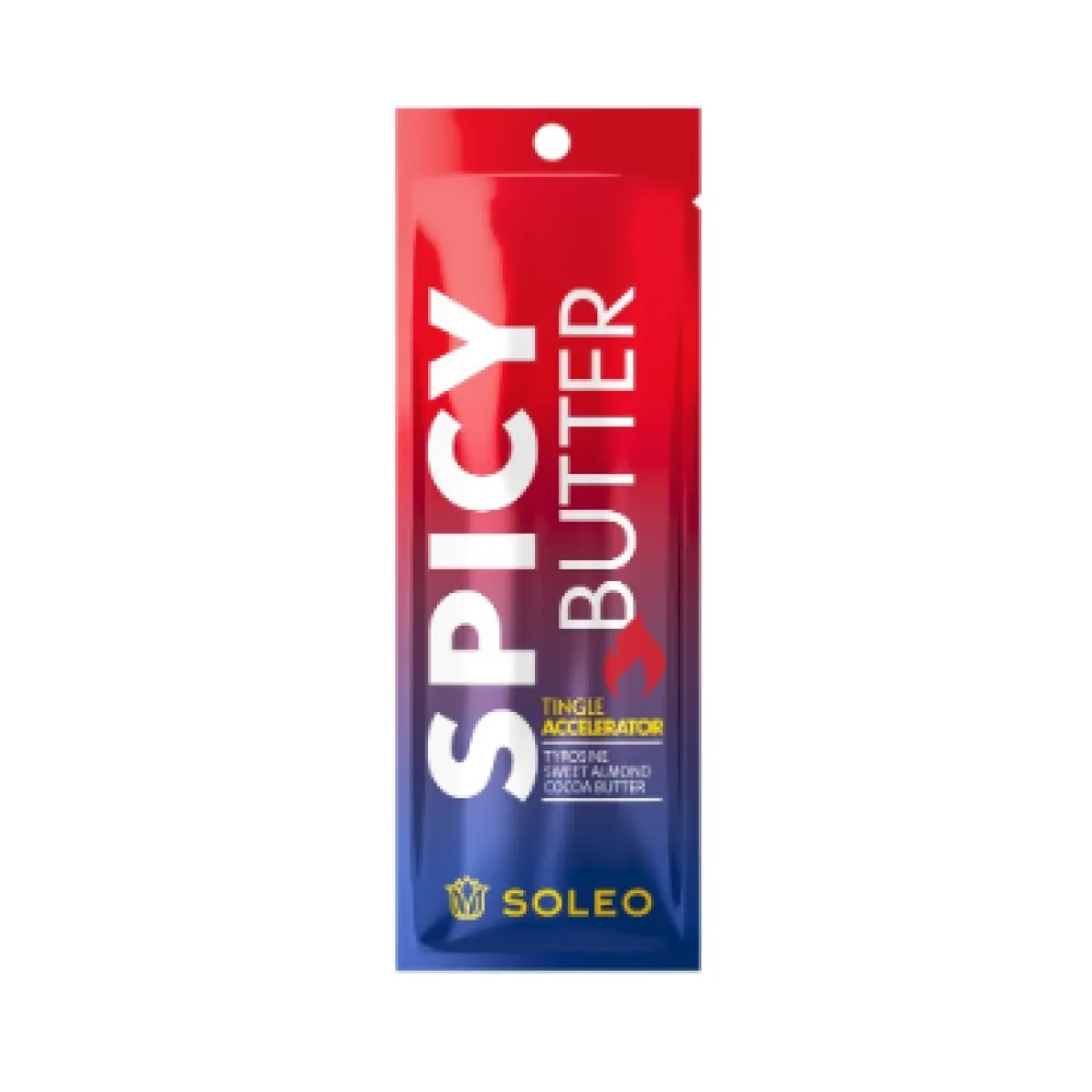 SOLEO Spicy Butter - accélérateur de bronzage à effet chauffant, 15 ml